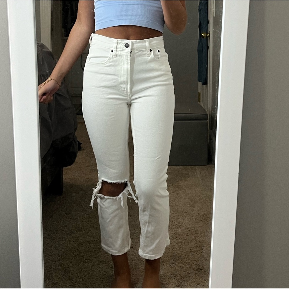 Abercrombie & Fitch Women’s Ankle Straight Leg Ultra High Rise Size 00 Short